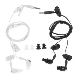 HOMSFOU 2pcs Swimming Diving Headphones Mp3 Headphones Noise Cancelling Earbuds Wired Noise Reducing Noise-cancelling Headphones Earbuds Waterproof Stereo Headphones Plastic