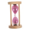 NOLITOY Creative Wooden Glass Timer for Home Decor Sand Timer
