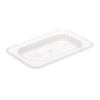 Vogue U249 Polycarbonate 1/9 Gastronorm Lid, 176 mm L x