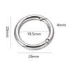 Spring O Rings, Granmagazz 20Pcs Spring O Ring Zinc Alloy