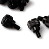 GAOHOU 10pcs New Computer Case Thumb Screws Black Size:6# 32X5mm