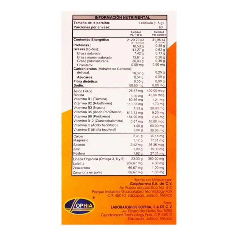 Lutan Suplemento Alimenticio Capsulas