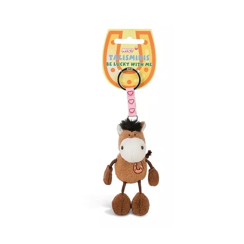 Nici Peluche Llavero Caballo Marrón 7cm Talisminis.