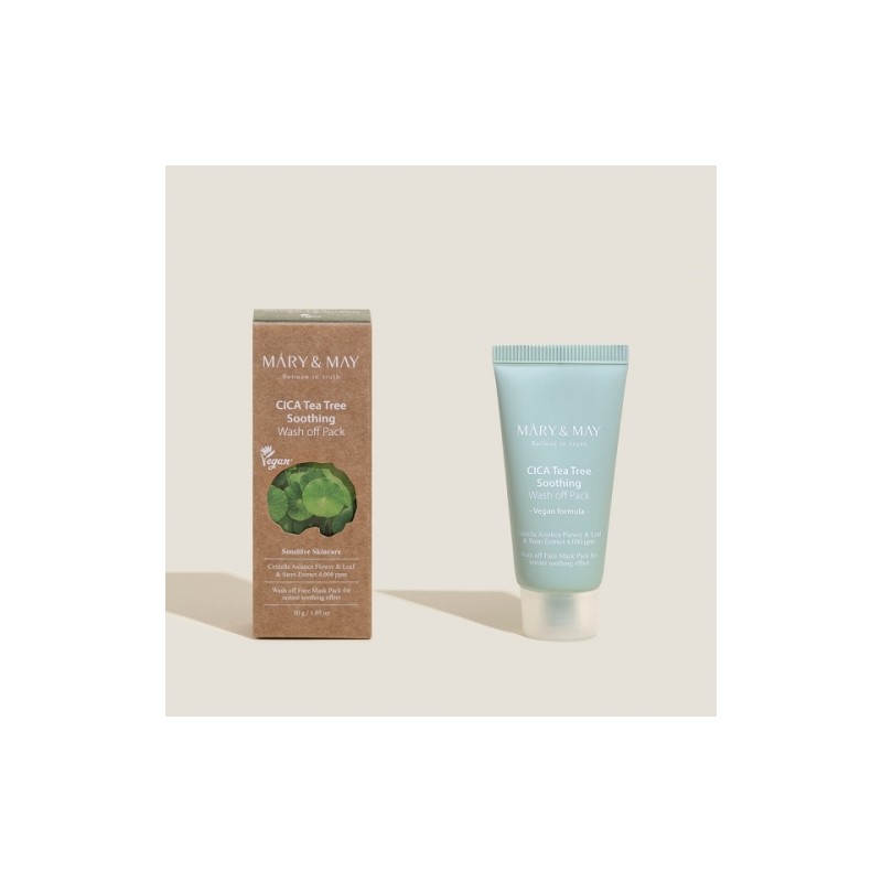 Mary&May [Mary&May]*mini* CICA TeaTree Soothing Wash off Pack 30g
