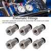 Female Straight Pneumatic Connecter Straight Pneumatic Quick Fitting Air Line