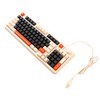Gaming Keyboard USB 94 Keys LED Backlit Ergonomic Fodable Feet