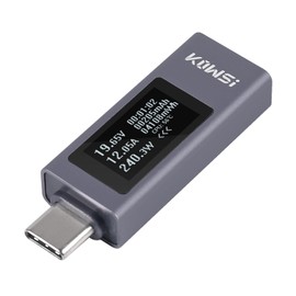 AITRIP 1 x 360 W USB C Tester Meter Type C Multimeter Digital, 4-30 V 0-12 A PD Voltmeter Power Meter Capacity Voltage Tester Current Meter, USB Power Meter Power Capacity Detector