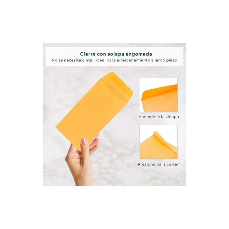 Lux Caja Con 500 Sobres Coin 5, 8.8 X 16.4