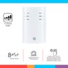 GE Wireless Doorbell Kit,Plug-In Receiver,1 Push Buttons Door Bell,8 Melodies