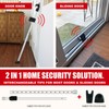 Securityman 2-in-1 Door Security Bar with Alarm & Sliding Door
