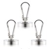 Scettar Pack of 2 Magnetic Hooks Extra Strong 32 mm