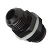Fuel Cell Bulkhead Fitting with PTFE Washer Black Anodized 6061‑T6