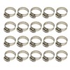 20 Pcs Hose Clamp in 304 Stainless Steel Clip for
