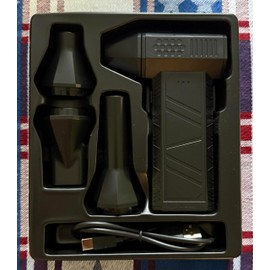 Leading Edge - X3 Mini Electric Air Duster, 110,000RPM, Rechargeable USB-C, 100Mph Wind Speed at The Nozzle, Compact and Portable, Multi-Nozzle Attachments, Black