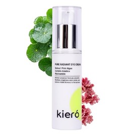 KIERO - Crema para Contorno de Ojos, Eye Cream con Retinal, Algas Rosas y Centella Asiática para ojeras, crema hidratante de ojos ligera con niacinami