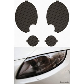Lamin-x Custom Fit Gunsmoke Headlight Covers for Mini Cooper (07-13)