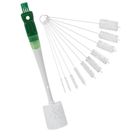 1 Piece Five-In-One Cup Brush, 10 Piece Straw Brush, Multi-Function Cleaning Brush, Long-Hand Water Bottle Brush, Cup Lid Cleaning Tool, Kitchen Cleaning Brush