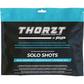PIP PIP Thorzt Blue Lemonade Solo Shots, 50 ct, Hydration Packets, Electrolytes, Vitamins, Amino Acids, Sugar Free