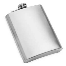 Hip Flask Licorera 8oz Acero Inoxidable Anforita Botella De Bolsillo