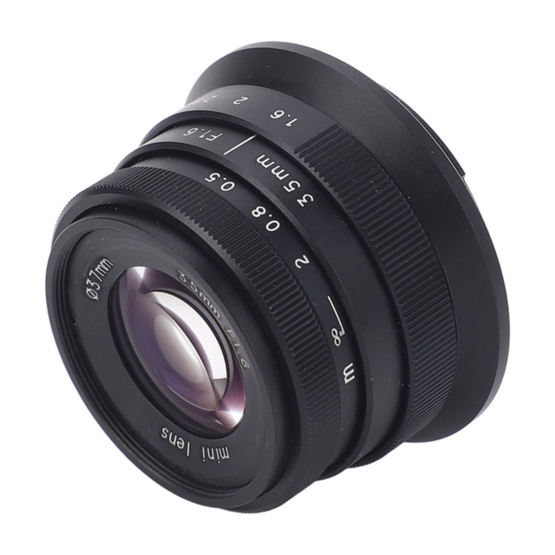 35mm F1.6 Large Aperture Manual Focus Fixed Prime Lens Wide