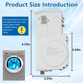 WH01X29528 Washer Door Lock Replacement Fit for GE Washing Machine GFW550SSN3WW, GFW550SSN4WW, GFW550SSN5WW, GFW650SPN0SN, GFW650SPN1SN, GFW650SPN2SN, Replaces AP6985313, EAP12749276, 4958749