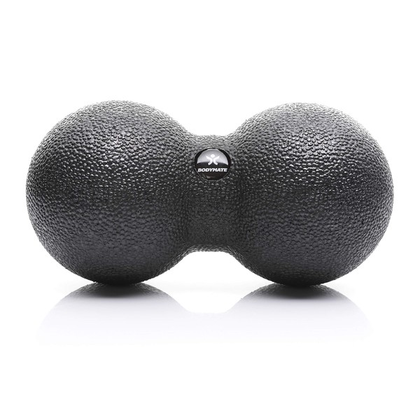 BODYMATE Fascia Ball in Black - Self Massage Ball for Fascia Training - Diameter 8 cm