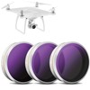 LENSKINS 3 Pack MRC ND4/CPL, ND8/CPL, ND16/CPL Filter for DJI