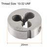 TA-VIGOR 2pcs 10-32 UNF Metric Adjustable Threading Die, Alloy Tool