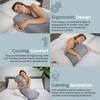 SleepCloud Weighted Body Pillow 8lbs - Weighted Pillow for Deeper