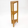 Asta Zini 3-Tier Free Standing Corner Shelf, Bathroom Corner Stand,