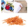 100Pcs Carrot Paper Clips Carrot Shape Strong Metal Anti Slip