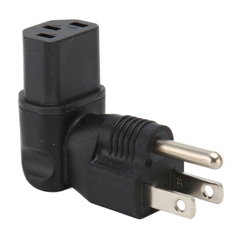 4pcs for NEMA 5‑15P to IEC320 C13 Converter 90 Degree