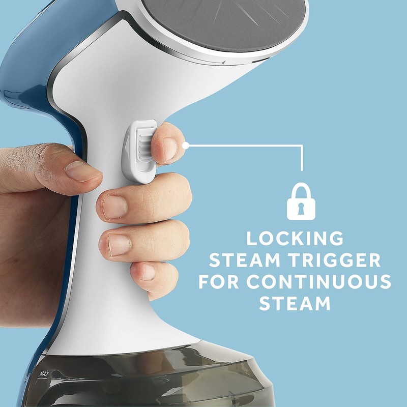 Sunbeam 1200W Steam Burst Handheld Steamer for Clothes, Dual Steam
