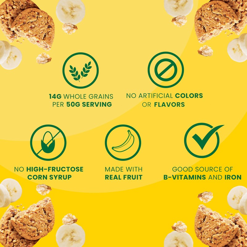 belVita Soft Baked Breakfast Bars, Banana Bread, 6 Boxes of