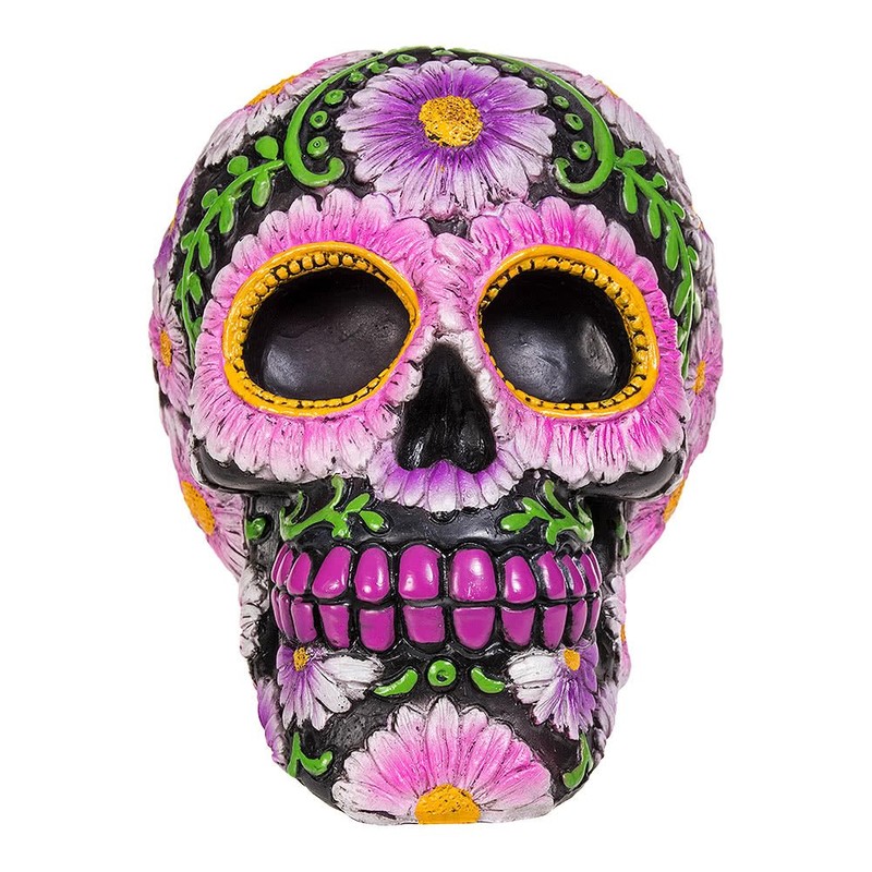 Nemesis Now Sugar Petal Skull 14.5cm, Resin, Pale Pink