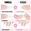 TOMICCA 2 Colours Extender Gel Clear & Light Pink Set,
