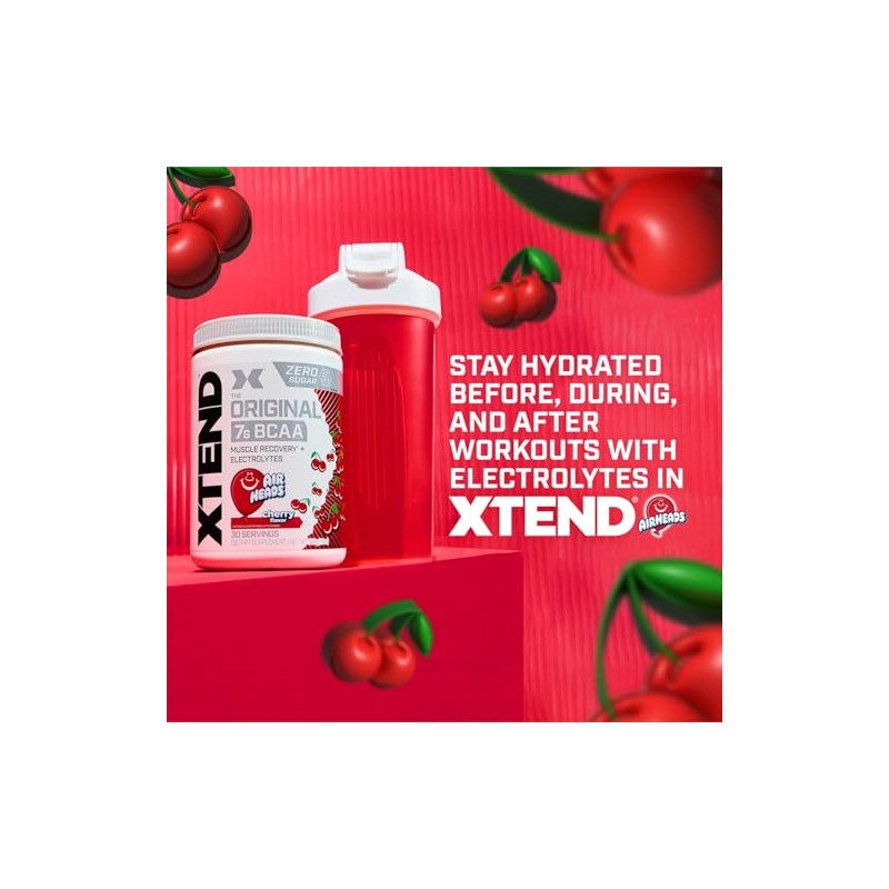 XTEND Original BCAA Powder Airheads Cherry Candy Flavor - 30