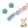 Puppy's Choice Dog Toy Milky Teaser Triple Ball Blue