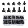 HAXIHA 250 Pieces 10 Values Micro Momentary Tactile Push Button