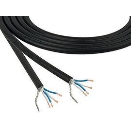 CANARE L-4E6S Microphone Cable, Quad Core, Black Bulk (60 feet)