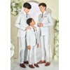 Boys Formal Suits Beige Teenager Suit for Boys Dress Clothes