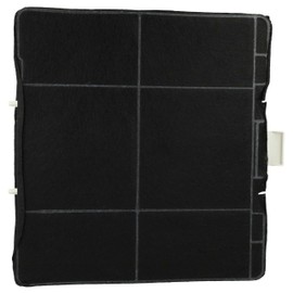 vhbw 4 x Activated Carbon Filters Compatible with Neff D89E21N1GB/01, D89E21N1GB/02, D89E21N1/03, D89E21N1/04 Cooker Hood - 23.3 x 21.5 x 2.2 cm