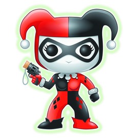Funko POP Heroes: Harley Quinn Glow-in-The-Dark Vinyl Figure