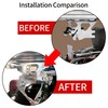 ECOTRIC Detachable Two Up Motorcycle Trunk Touring Luggage Storage Box