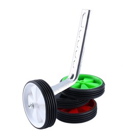 Stabilisers for Childs Bike, Adjustable Bicycle Training Wheels Universal Cycling Heavy Duty Rear Support Wheel Mounted Kit for Kids Bike 12, 14, 16, 18, 20 Inch Kids' Single Speed Bike Red