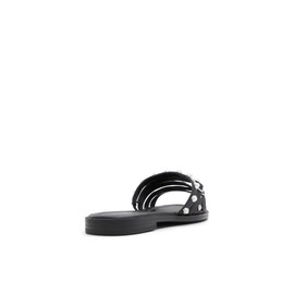 ALDO Women's Pearlyne Flat Sandal, Black, 9