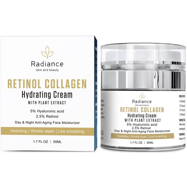 RADIANCE All Natural Retinol Intense Cream for Face Retinol Cream