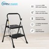 SIMPLI-MAGIC 2-Step Ladder, 800 LBS Capacity Folding Step Stool –