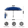 HW CASA Windproof Folding Umbrella with 10 Bones Auto Open