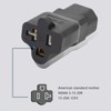 IEC320 C14 to Nema 5‑15 20R Power Adapter Professional C14
